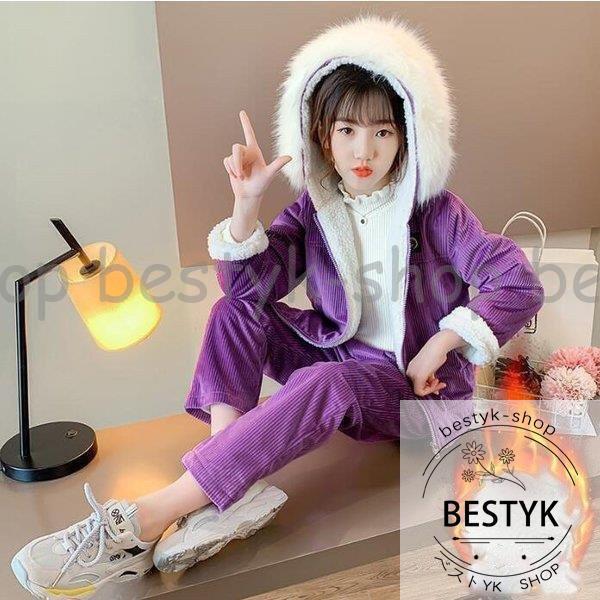 本日の限定商品 子供服 セットアップ キッズ 女の子 おしゃれ 長袖 春冬 厚手 上下セット 2点セット セーター 長ズボン 韓国子供服 ジュニア 暖かい カジュアル子供服 セットアップ キッズ