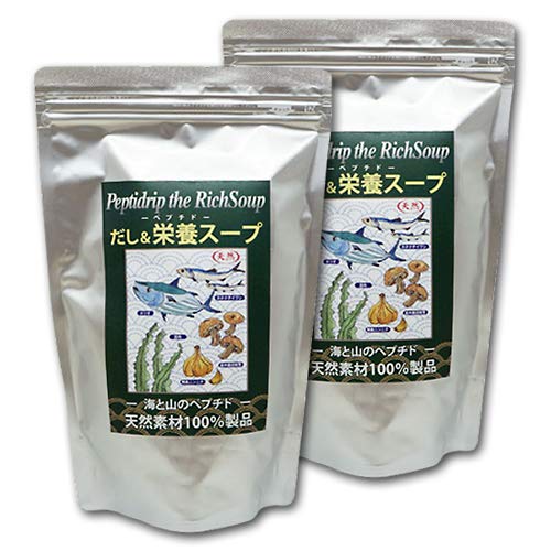 天然ペプチドリップ だし＆栄養スープ 500g×2個セット