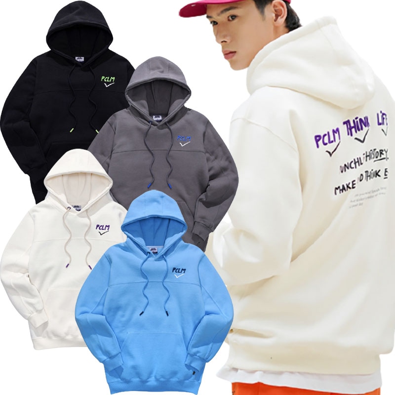 PUNCHLINE 正規品 男女兼用 Think Life Hoodie 4色 KHHD6149