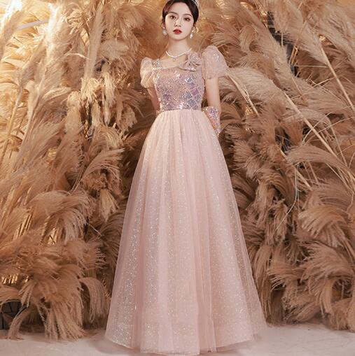 パーティードレス　ロングドレス　演出服　上品　ワンピース　ステージ　結婚式　二次会　大きいサイズ