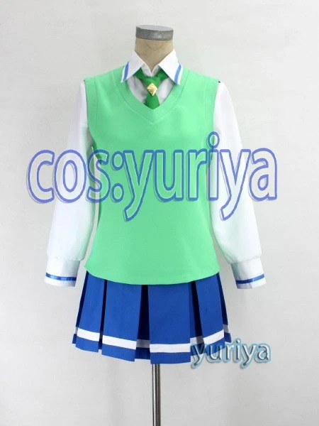 [2026新作 最安値挑戦!]スマイルプリキュア 緑川なお 制服コスプレ衣装