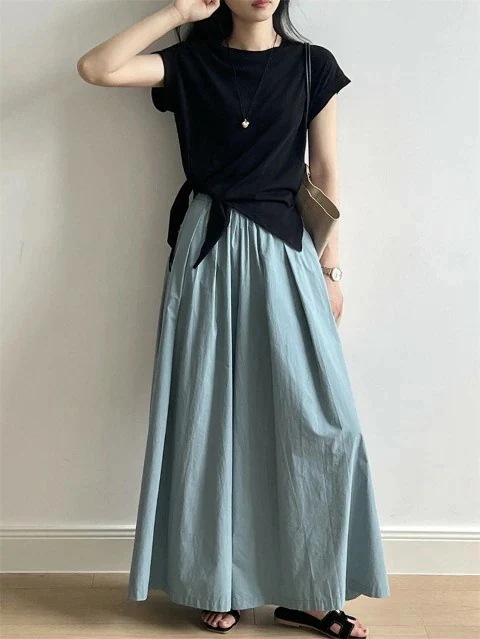 【急速出荷!】入荷 キュロット ワイドパンツ ロングパンツ ゆったり お出かけ シンプル カジュアル レディース【大きいサイズ レディース 春夏 下着 ボトムス ストレート スキニー ショーツ pan