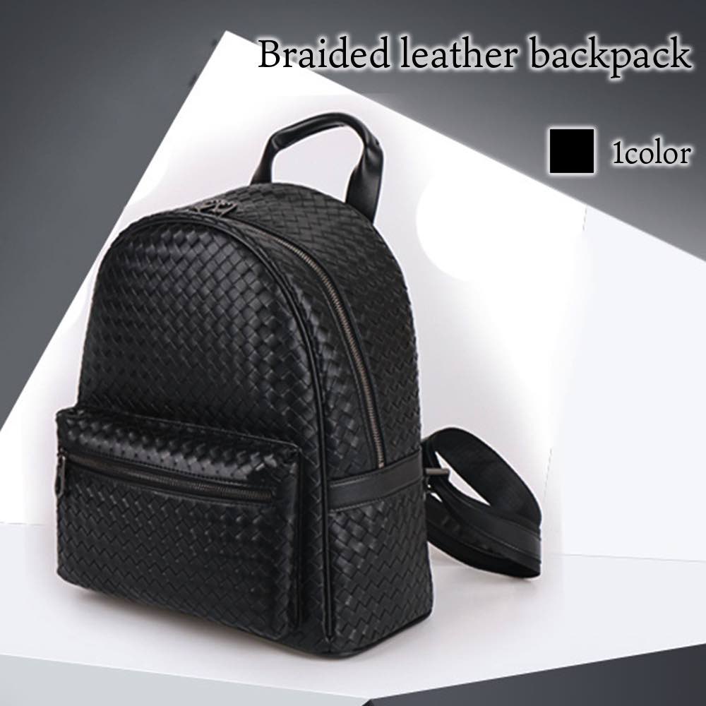 リュック メンズ 編み込みレザーリュック 40代 大学生 軽量 10代 撥水 レザー 春 ブランド ビジネス 夏 ビジネスリュック バッグ 2WAY アウトドア リュックサック 革 スポーツ PC カ 10,048円