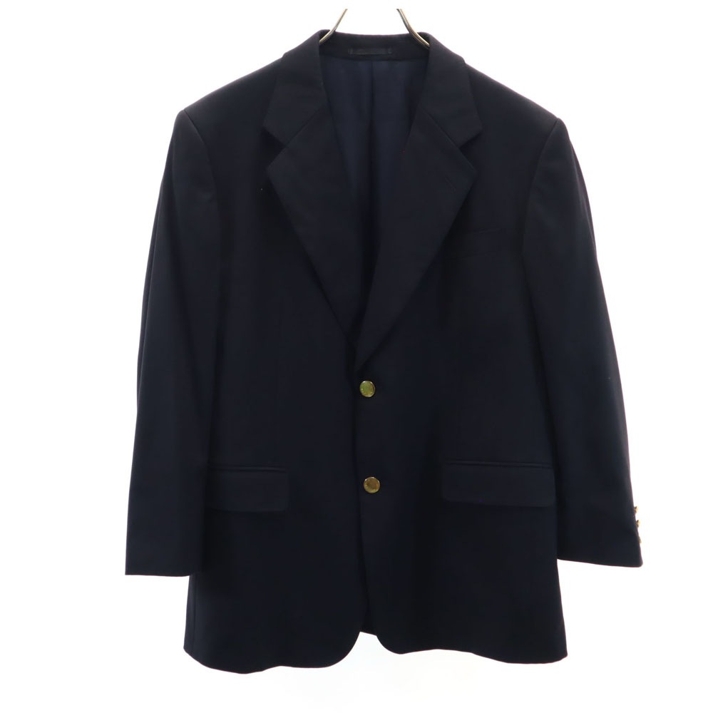 ランバンクラッシック 80s 90s オールド テーラードジャケット 46 濃紺 LANVIN CLASSIQUE ブレザー メンズ