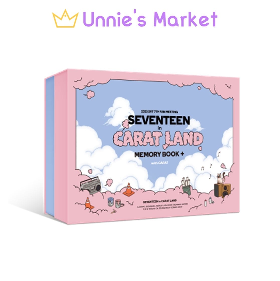 SEVENTEEN - 2023 SVT 7TH FAN MEETING [SEVENTEEN in CARAT LAND] MEMORY BOOK+ DIGITAL CODE