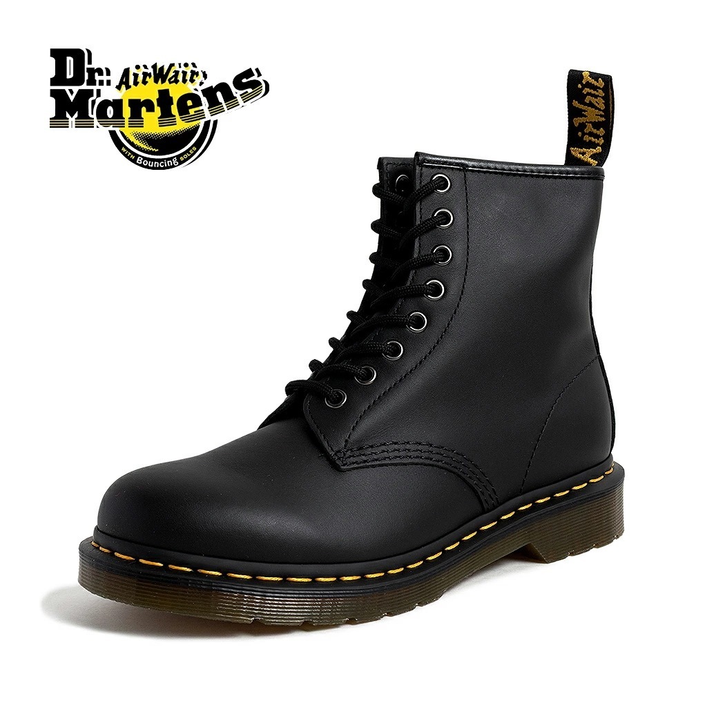Dr.Martens ドクターマーチン 1460 NAPPA 8 EYE ナッパ 8ホール ブーツ レースアップ BOOTS BLACK ( ブラック レザーブーツ 革靴 メンズ レディース R118