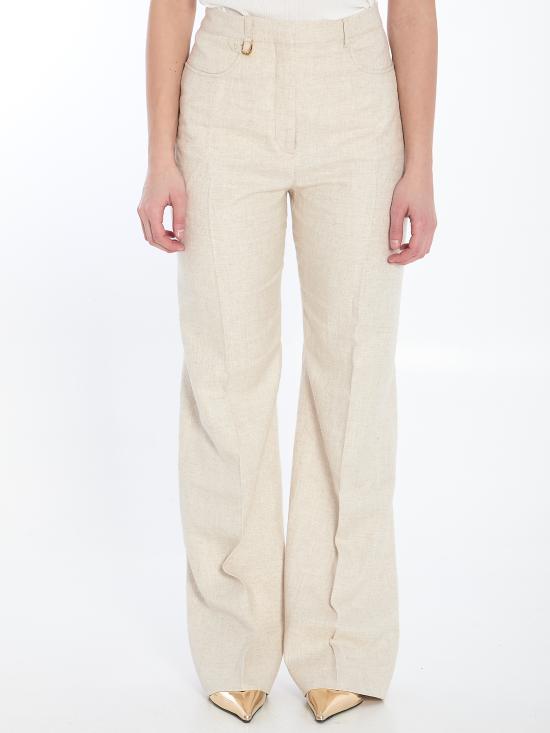 JACQUEMUS Women Straight Pants 243PA003 BEIGE