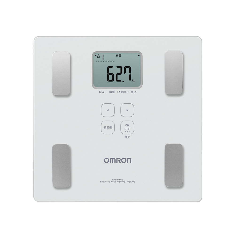 オムロン HBF-236-JW 体重体組成計（ホワイト） HBF236JW