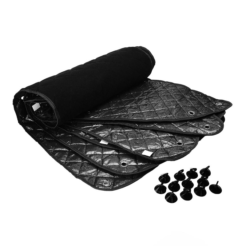 JJ1 JJ2 N-VAN サンシェード エヌバン 専用設計 全窓用セット 5層構造 ブラックメッシュ 車中泊に S-823