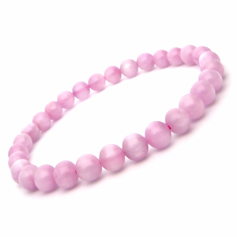 クンツァイト ブレスレット 6mm パワーストーン ブレスレット メンズ レディース 天然石 数珠 アクセサリー メンズブレスレット レディースブレスレット パワーストーンブレスレット 天然石ブレスレ