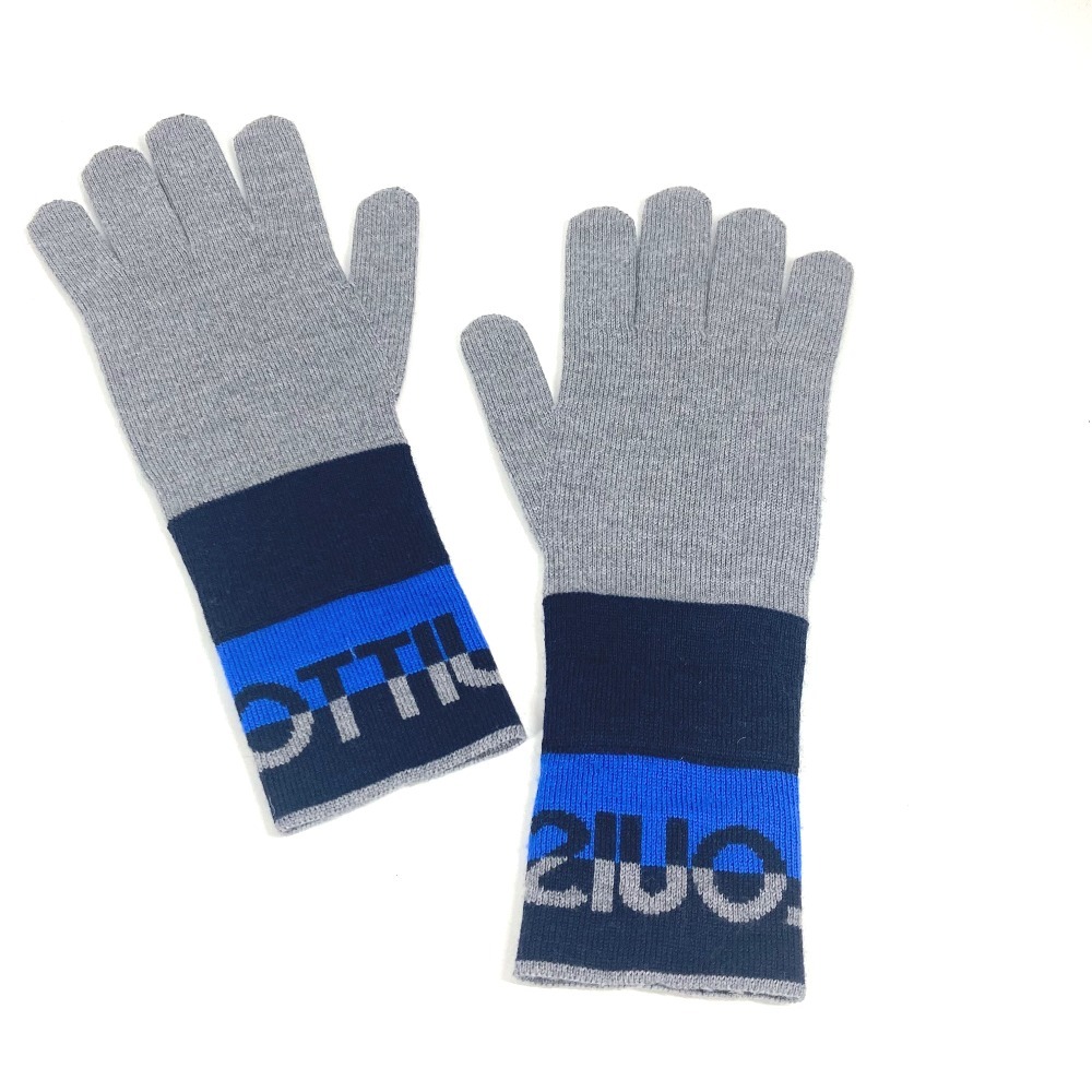 手袋 M71247 ゴン・LV ホライゾン グローブ アクセサリー ウール グレー