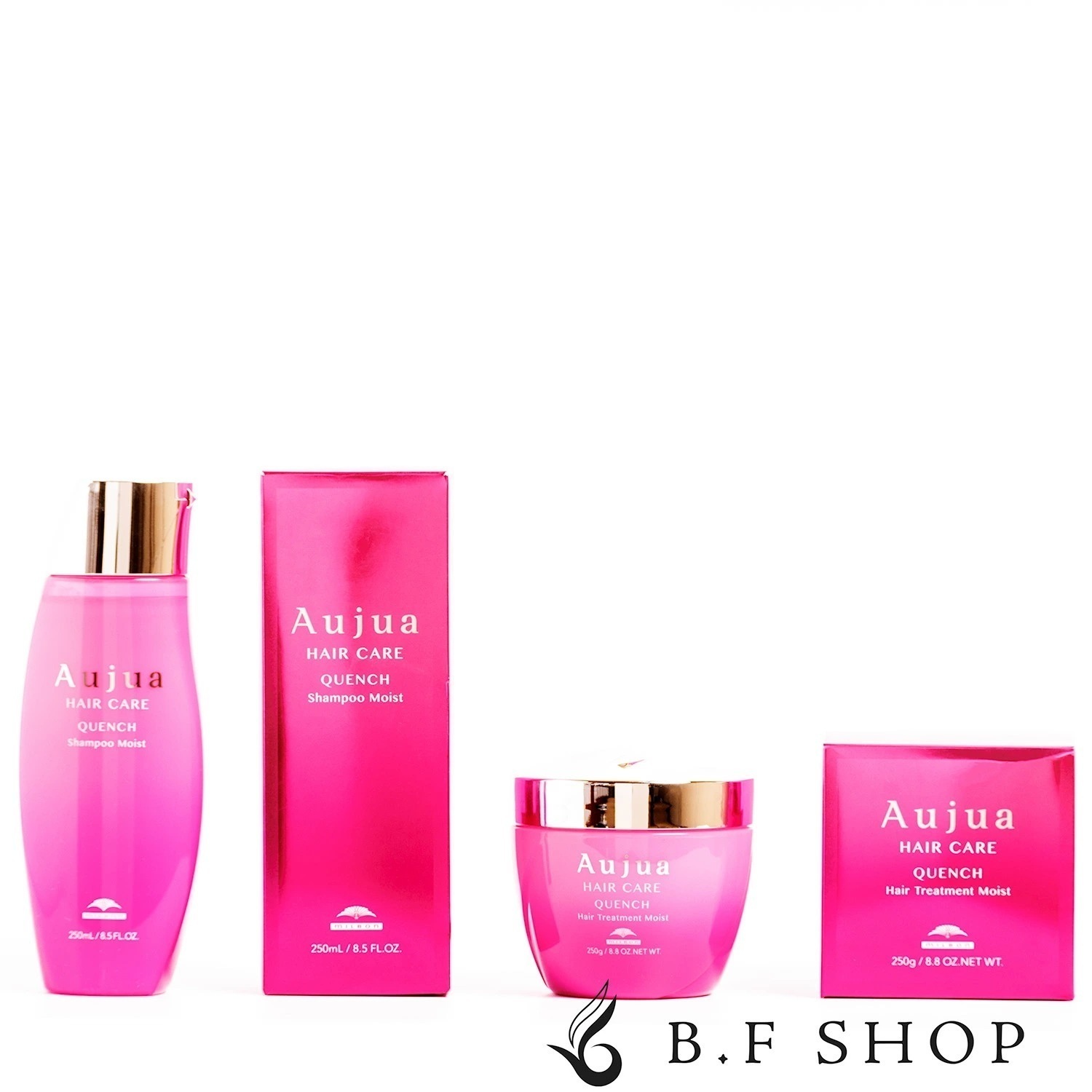 【セット品】ミルボン オージュア クエンチ シャンプー モイスト 250ml ヘアトリートメントモイスト 250g モイスト セット LSC