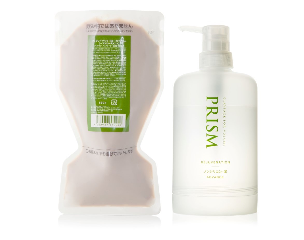 頭皮のクレンジング　ニオイ対策2点セット　クレイパック詰換え用500ｇ＆専用圧縮空ボトル