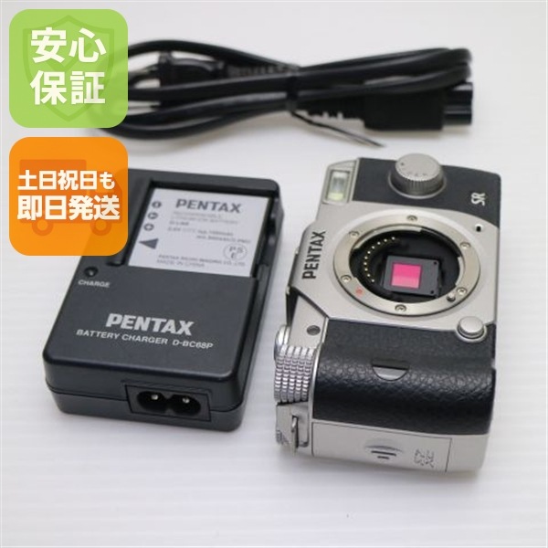 新品同様 PENTAX Q10 シルバー ボディ デジ1 PENTAX 9