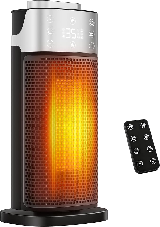 セラミックヒーター 「2025新登場・超音波式加湿＆ECO知能恒温モード・省エネ」 2秒速暖 電気ストーブ ファンヒーター 1200Ｗ/800Ｗ 暖房器具 足元 三段階温度モード 電気ヒーター 首振り