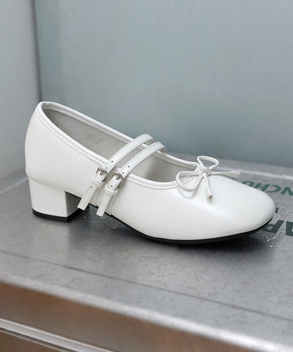 ROCKFISH WEATHERWEAR公式 フラットシューズ SQUARE TOE TWO STRAP MARYJANES(4CM) 5 colors