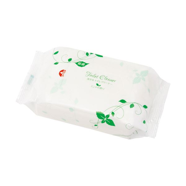 （まとめ）日本製紙 クレシア 流せるトイレクリーナー大判 ミント 1パック（12枚）(×30セット)