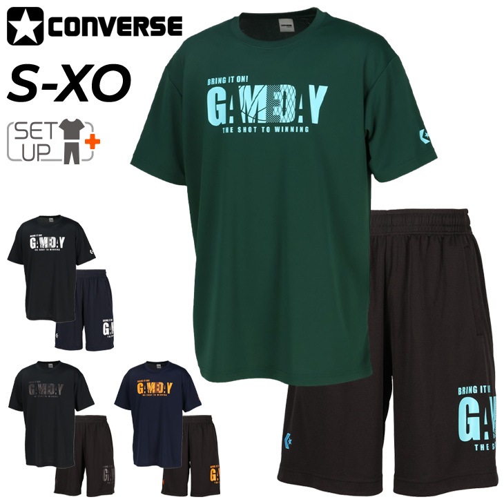 半袖Tシャツ ハーフパンツ メンズ 上下 バスケットボール/CB241368-CB241868