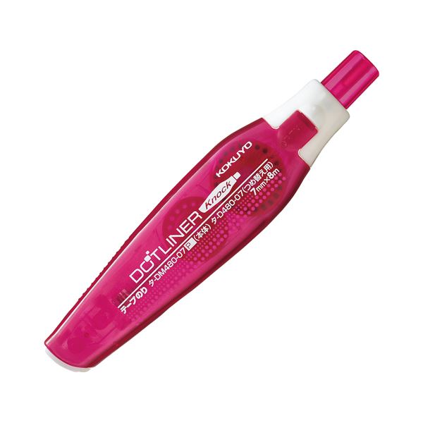 (まとめ) コクヨ テープのり ドットライナーノック 本体 7mm×8m ピンク タ-DM480-07P 1個 (×30セット) 7,862円