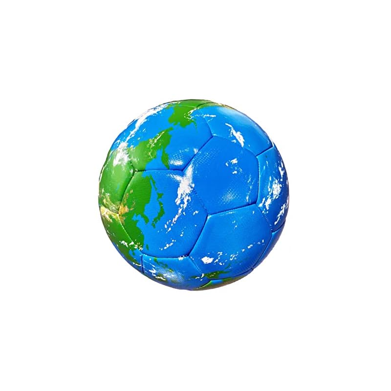 ほぼ日のアースボール PLAY サッカーボールタイプのアースボールアプリをかざすと地球の「今」がリアルタイムに見える地球儀です直径約22cm 5号球 ブルー