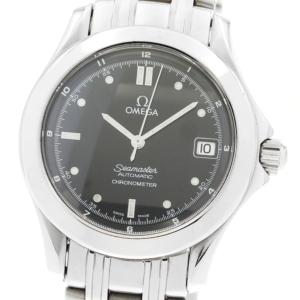 オメガ OMEGA 2501.50 シーマスター120 デイト クロノメーター 自動巻き メンズ 保証書付き_878521【中古】
