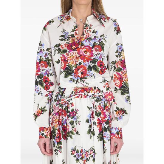 DOLCE & GABBANA Women Shirts F5T76T HS5UU HA5ZO WHITE RED