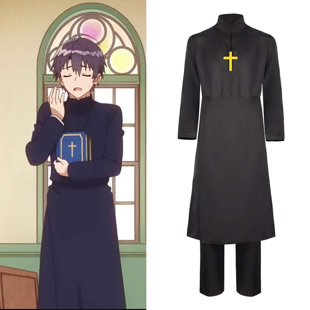 【速達!】白聖女と黒牧師コスプレローレンスコスプレコスプレコスプレコスプレハロウィン神父