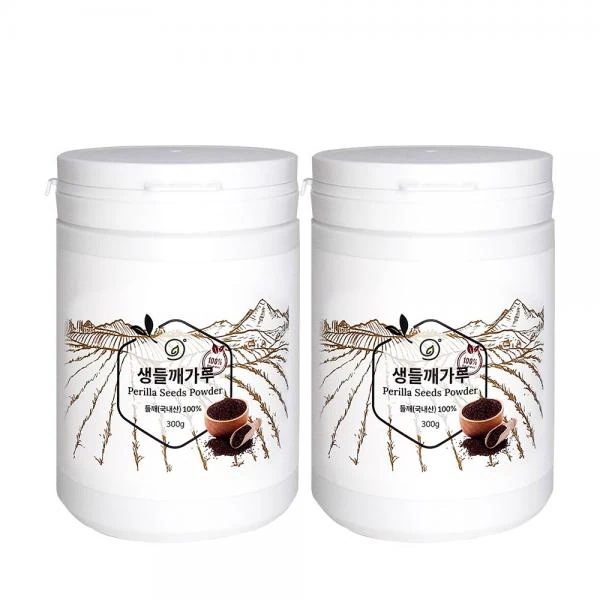 ヒューナイン 100% 純国産生エゴマ粉末 300g 휴나인 100% 순수 국산 생 들깨 분말 가루 300g