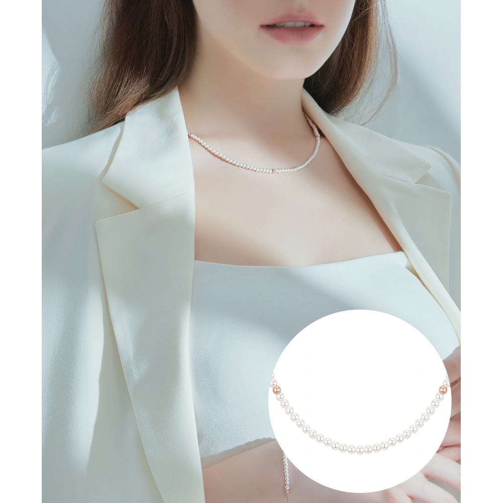 ジェスティーナマリエルパールビーズネックレス (JLJNI3BF342SR420)