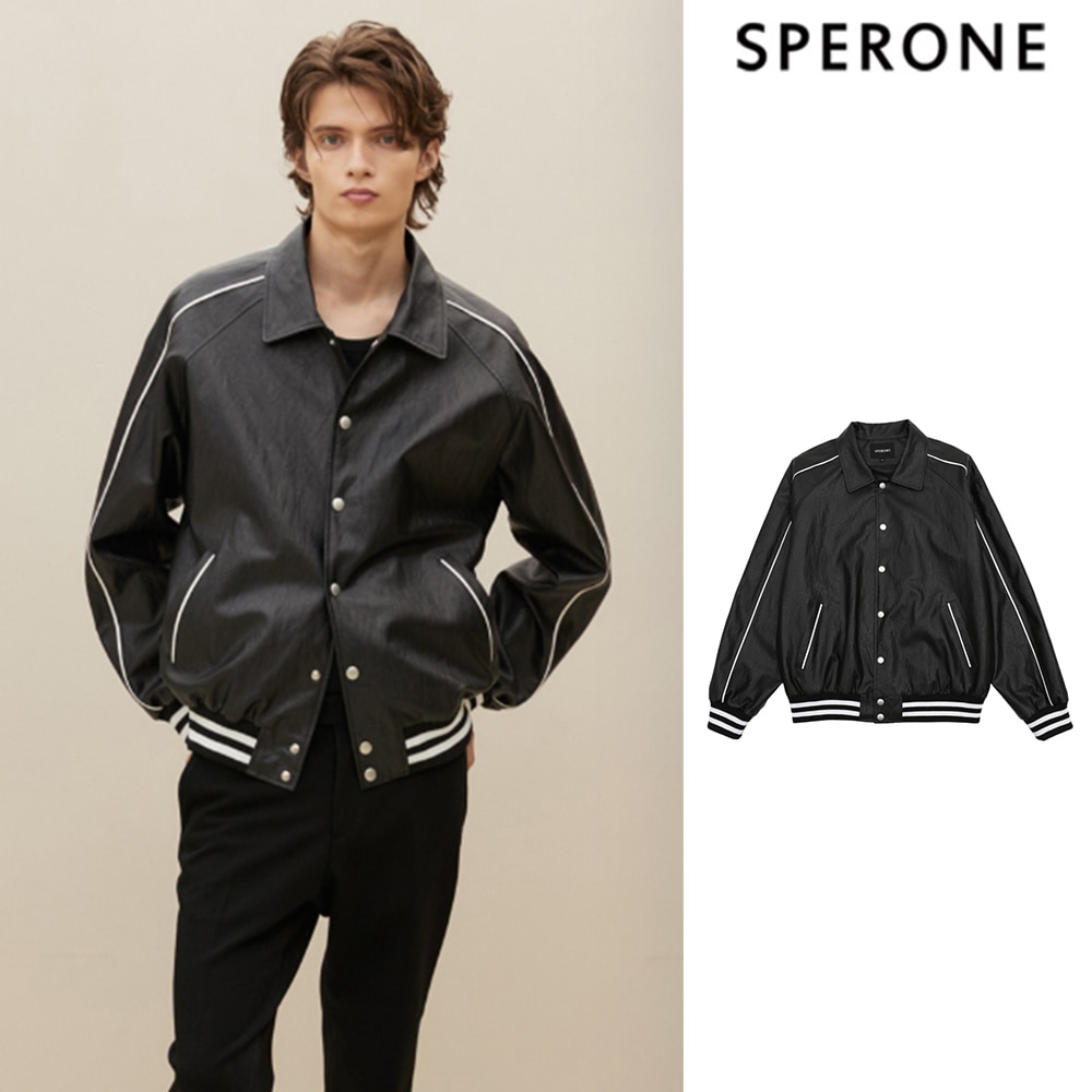 [SPERONE] Raglan Varsity Jumper Man