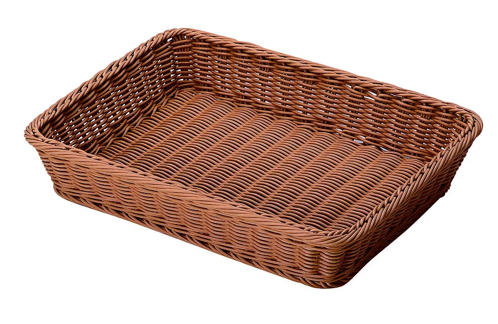 （まとめ買い）トーダイ PPラタン ベーカリーバスケット 深型40型VB-904-BR ブラウン [x3] 6,493円