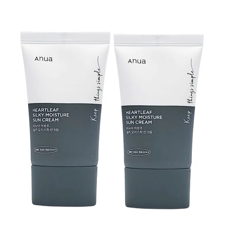 【しっとり保湿×UVカット】 ドクダミ シルキーモイスチャーサンクリーム 50mL × 2本セット / 毎日使いたくなるベタつかない高保湿UVケア 4,775円