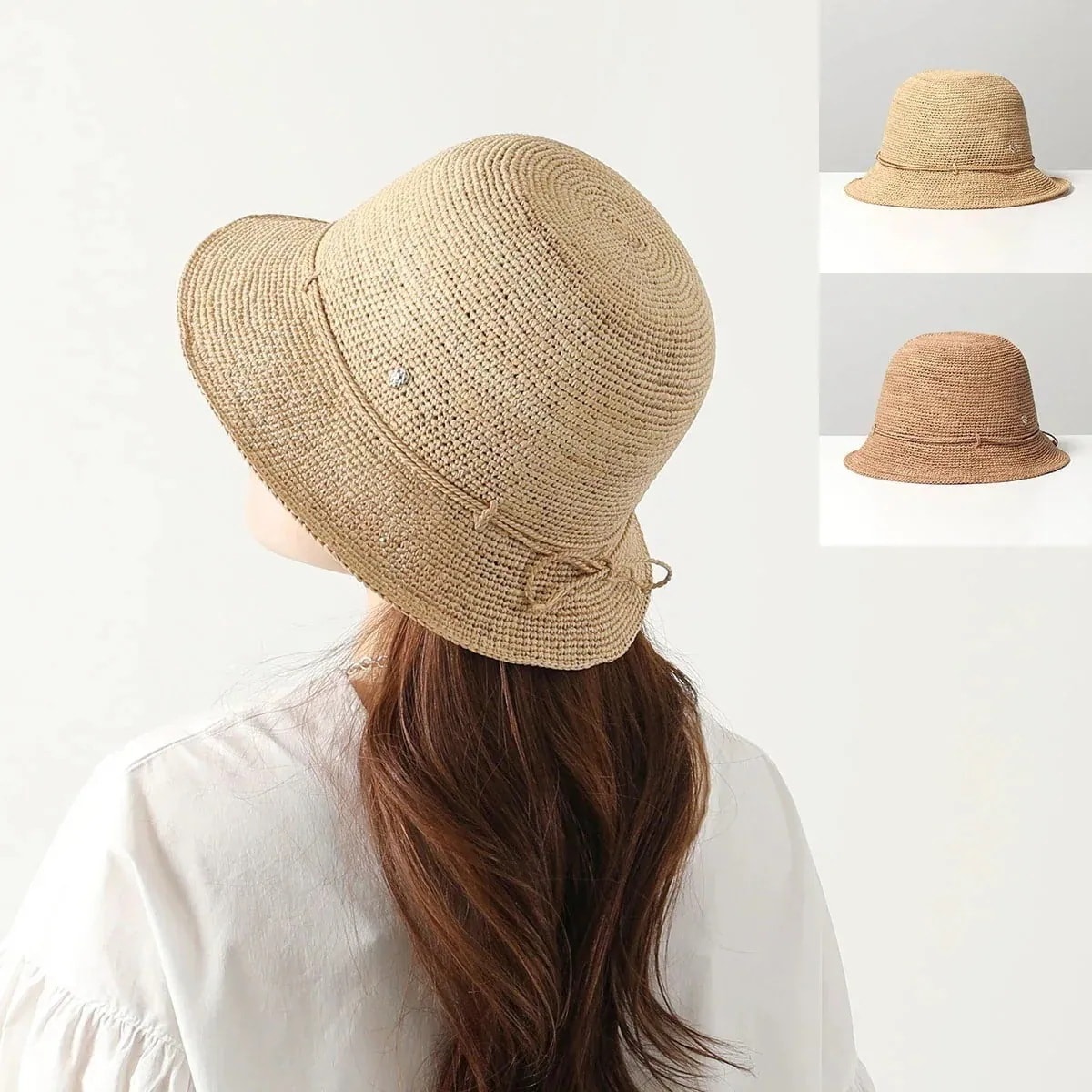 HELEN KAMINSKI ヘレンカミンスキー ラフィアハット VILLA6 レディース アイコンメタル 麦わら 帽子 カラー2色 【mega】