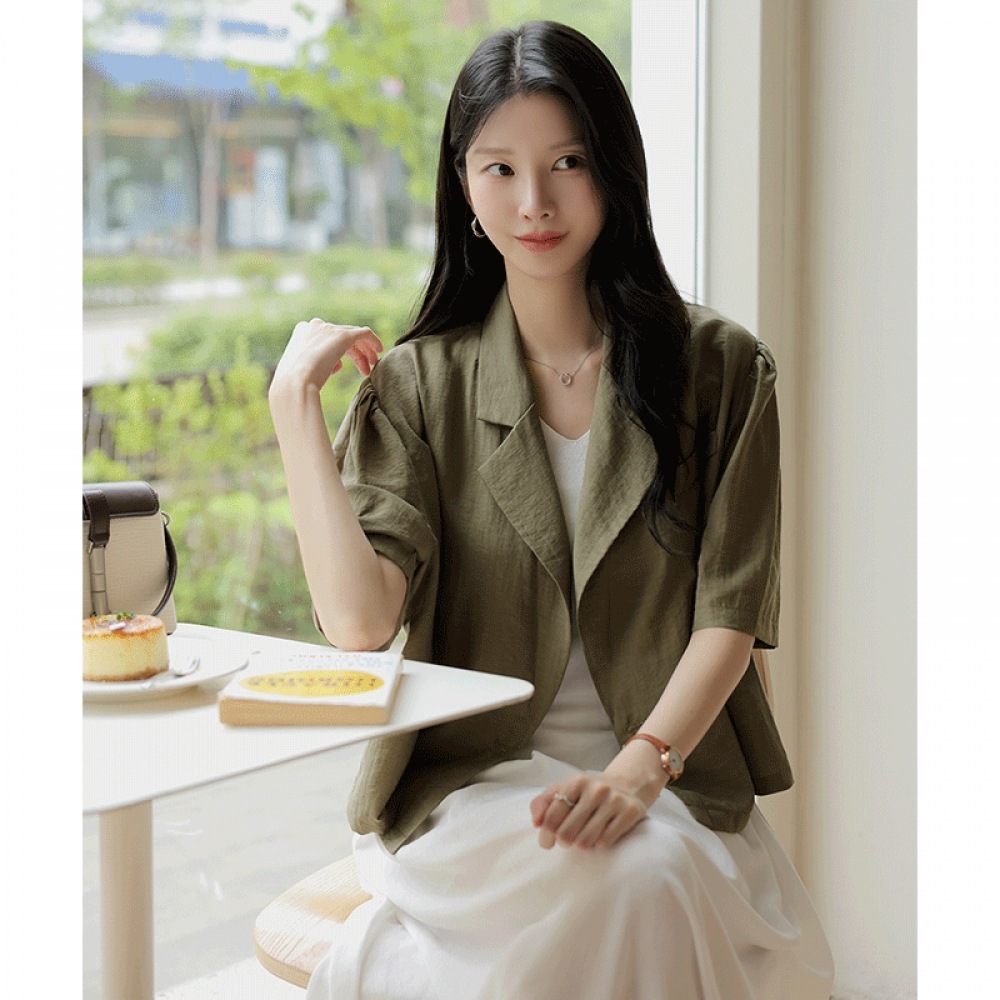 クリック＆ファニーハロイリネンジャケット