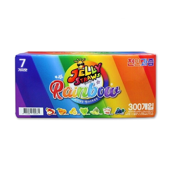 (現代Hmall)ゼリーストローリンゴ/メロン/オレンジ/ヨーグルト/レモン/ブドウ/マスカット 7種類の味 (300個前後)/26年