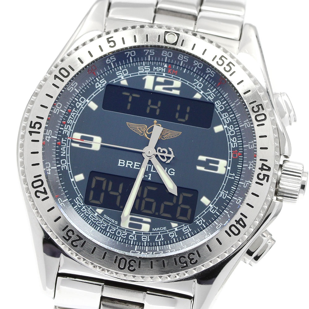 ブライトリング BREITLING A68362 B-1 クォーツ メンズ _953621【中古】