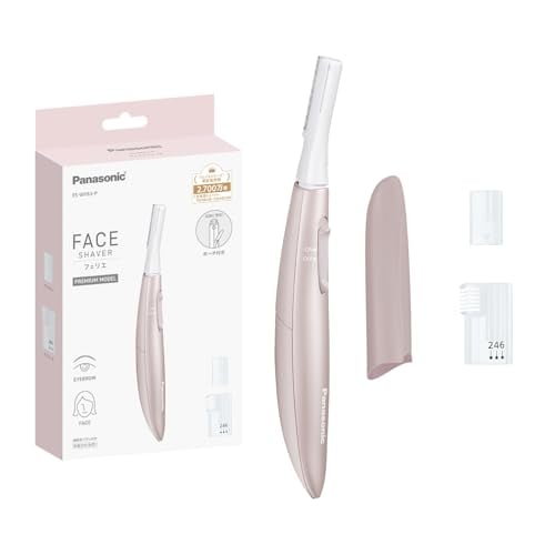 パナソニック フェイスシェーバー フェリエ ウブ毛 眉毛 乾電池式 ピンク ES-WF63-P