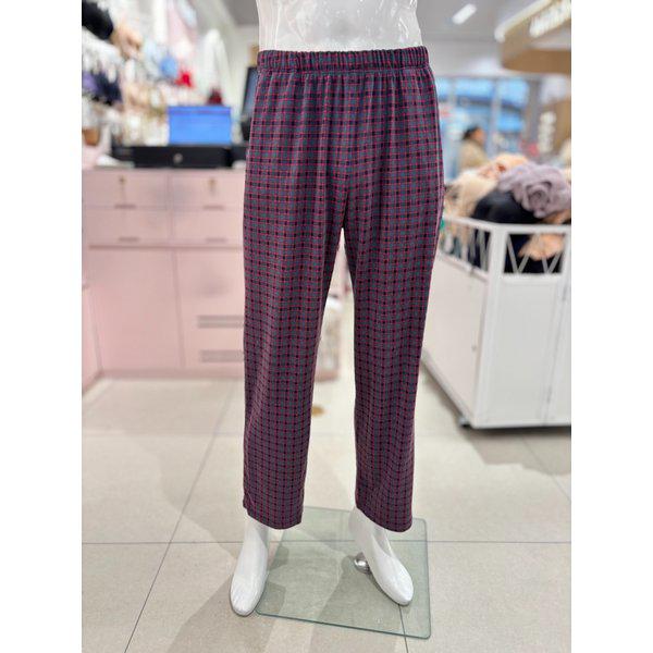 [驪州店] コートナ起毛チェック捺染スパン男性ホームウェア室内着パンツ[VMP1789L] WI