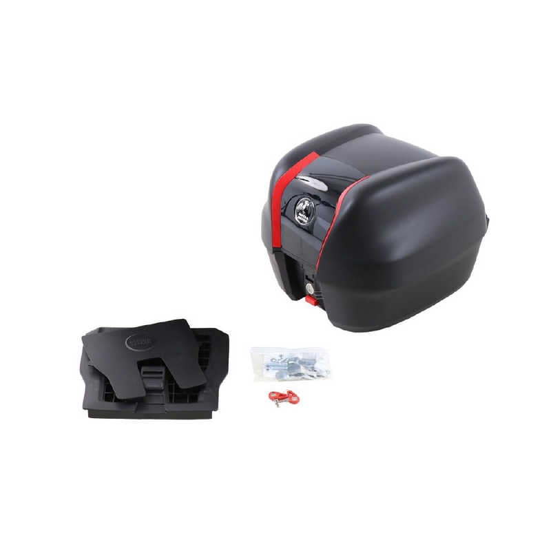 ヘプコアンドベッカー　トップケース ジャーニー 汎用タイプ 30 ブラック　610206-SET