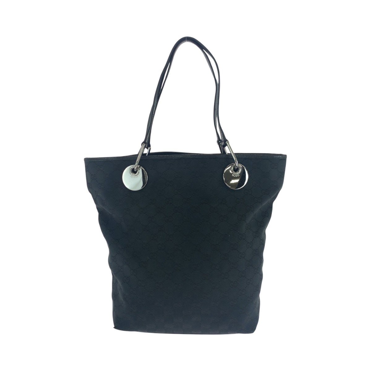 ブラック 黒 シルバー金具 GGキャンバス 420836 トートバッグ ショルダーバッグ レディース 503008