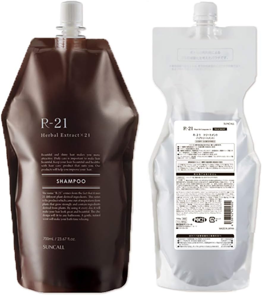サンコール R-21 シャンプー 700mL + トリートメント 700g 詰め替え