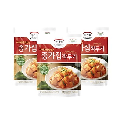 宗家 (ジョンガ)カクテキ500g（3個）　/　韓国食品0208...のサムネイル