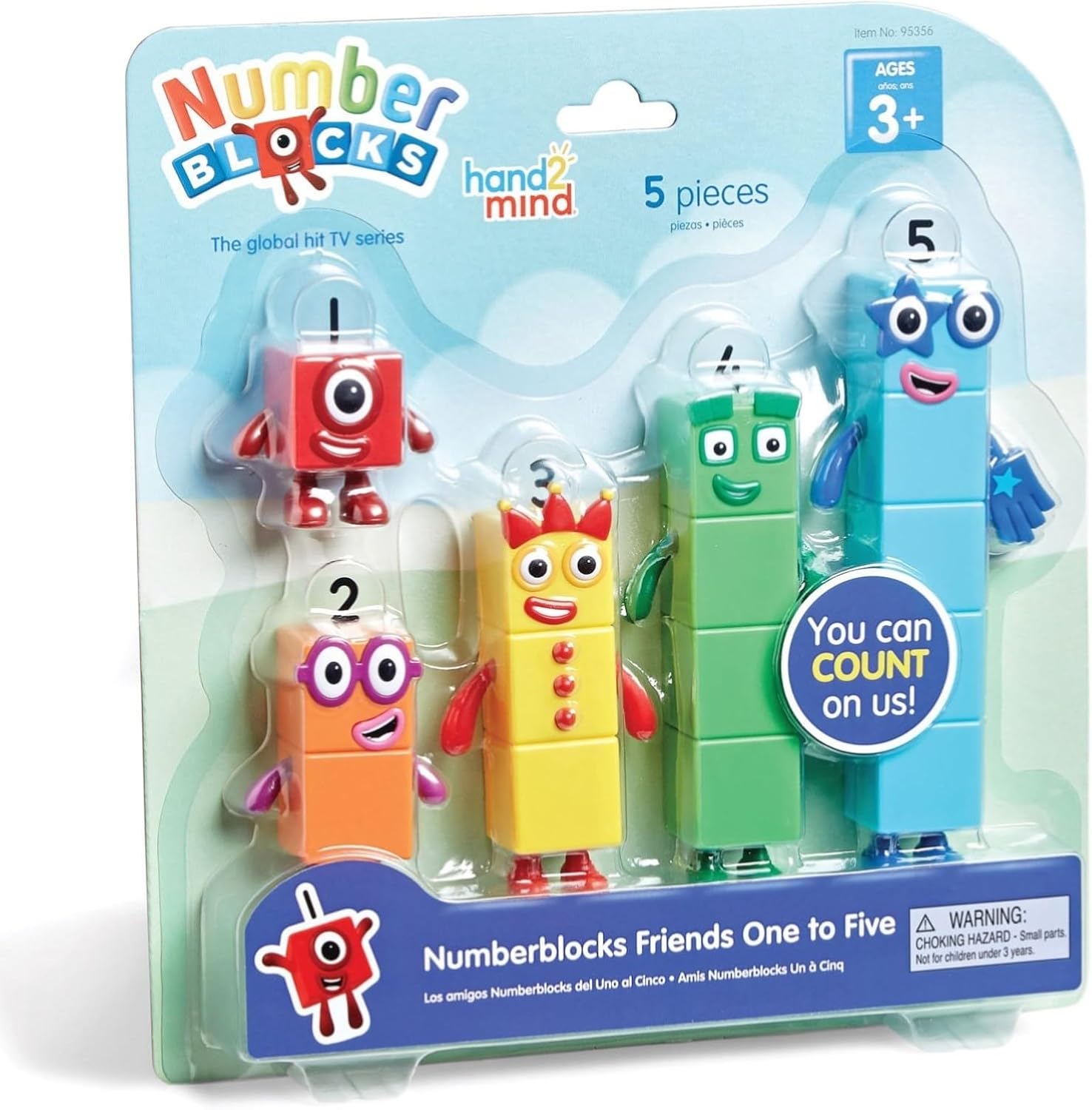 Numberblocks Friends One to Five ナンバーブロックス キャラクター フィギュア 5個入り 95356 正規品