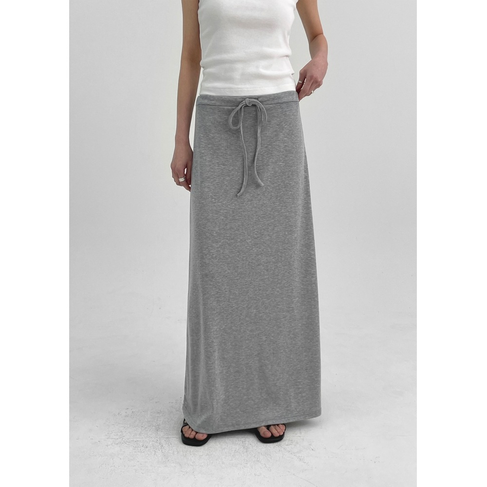 ブラックアップ ジョイト ストラップ ロングスカート