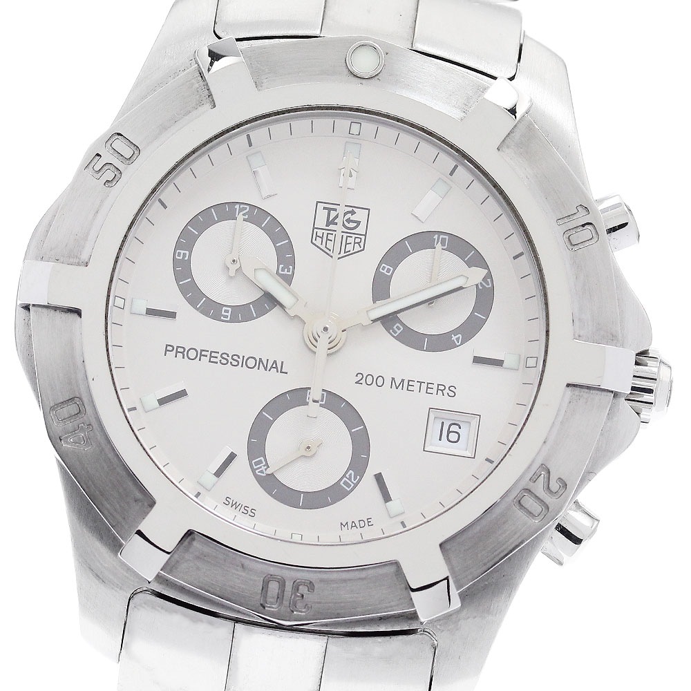 タグホイヤー TAG HEUER CN111H プロフェッショナル200 クロノグラフ クォーツ メンズ _891330【中古】