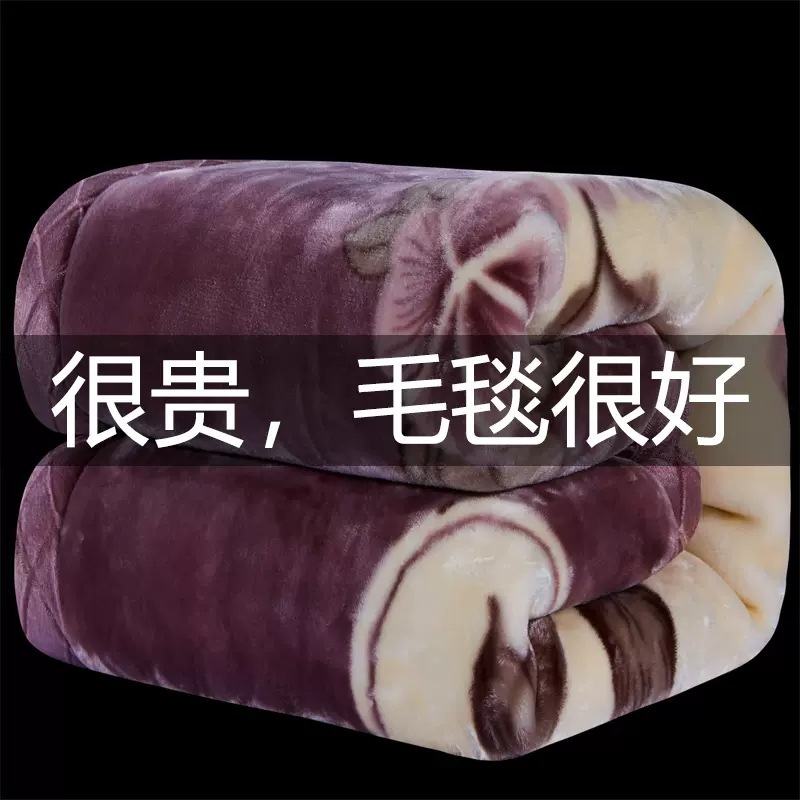 ラッセルブランケット キルト 二層 厚手コーラルベルベットブランケット ダブル 10ポンド 暖かい冬 12ポンド お昼寝ブランケット