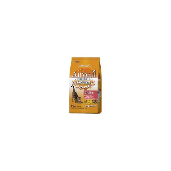 【1ケース】【お取り寄せ対象品】オールウェル キャット ドライ 室内猫 チキン 吐き戻し軽減(800g)[オールウェル(AllWell)] *9個