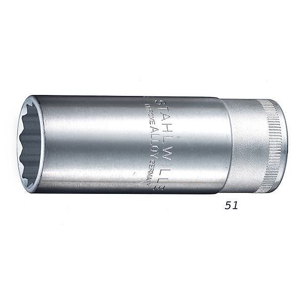 STAHLWILLE（スタビレー） 51A-1.3／8 （1／2SQ）ディープソケット （03420060）
