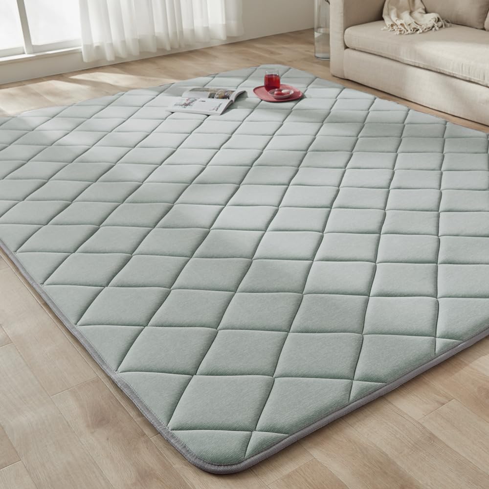 即日発送 アイリスオーヤマ 【ひんやり長持ちジェル】 夏用ラグ 接触冷感ジェルタイプ 185×240 ラ・クッションラグ カーペット 冷感 夏用カーペット夏用マット 夏用 ACRRG-1824 グレー