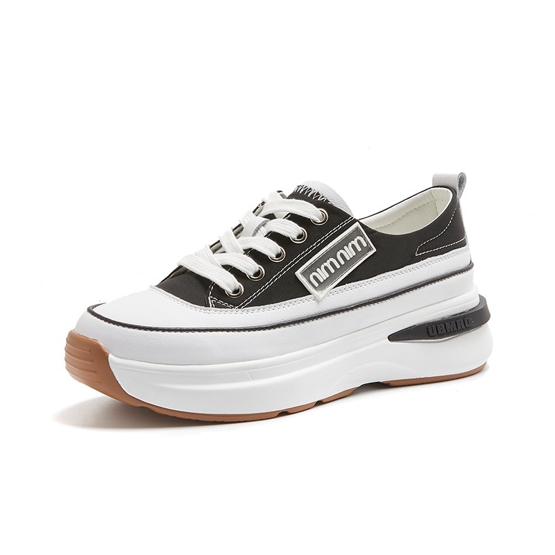 女の子のカジュアルな厚底のカジュアルシューズ キャンバスのスニーカー